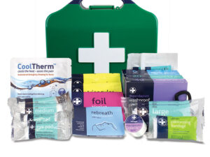 Small Workplace First Aid Kit in Green Aura3 Box