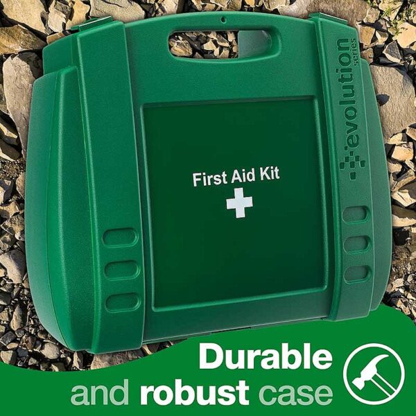 Large Evolution Green First Aid Kit Case, Empty - Image 2