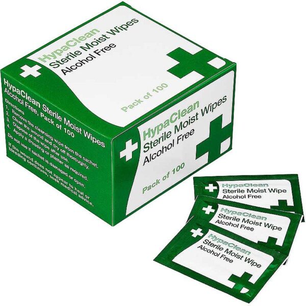 HypaClean Sterila Moist Wipes, Alcohol - Free
