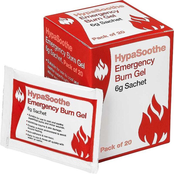 HypaSoothe Emergency Burn Gel 6g Sachets (Pack of 20)