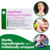 HypaPlast Pink Washproof Plasters, Assorted (Pack of 100) - Image 2