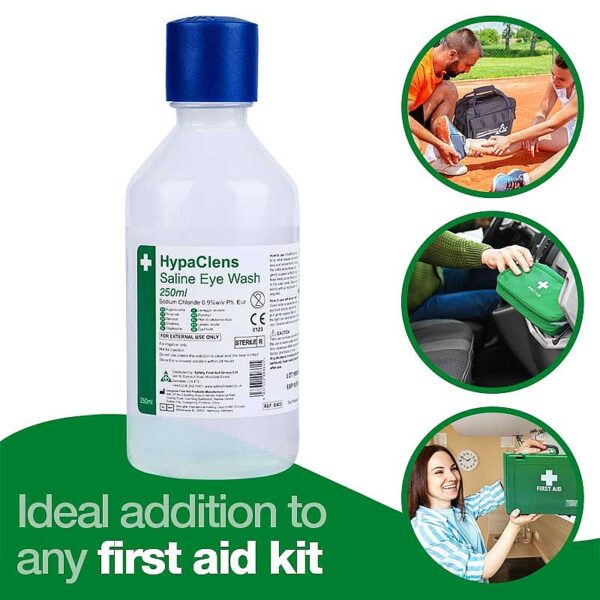 HypaClens Sterile Eye Wash Bottle, 250ml - Image 3