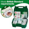 Evolution British Standard Compliant Workplace First Aid Kit in Green Case (Large) - Image 2