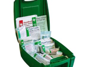 Evolution British Standard Compliant Workplace First Aid Kit in Green Case (Small)