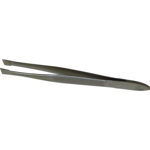 Stainless Steel Dressing Oblique Angle Tip Tweezers