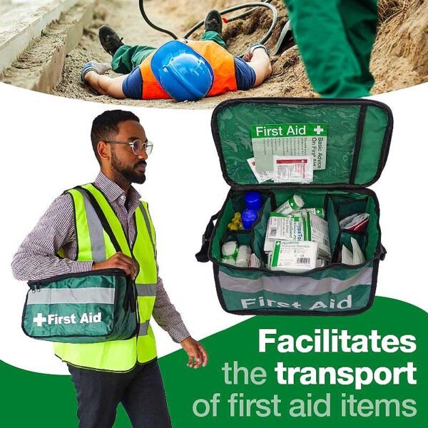 British Standard Compliant Comprehensive First Aider Haversack - Image 2