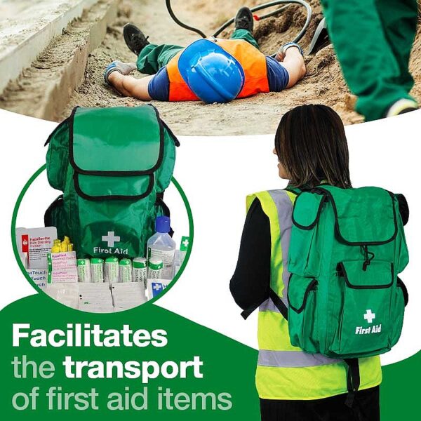 British Standard Compliant Comprehensive First Aider Rucksack - Image 2