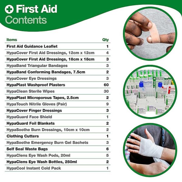 British Standard Compliant Comprehensive First Aider Rucksack - Image 4