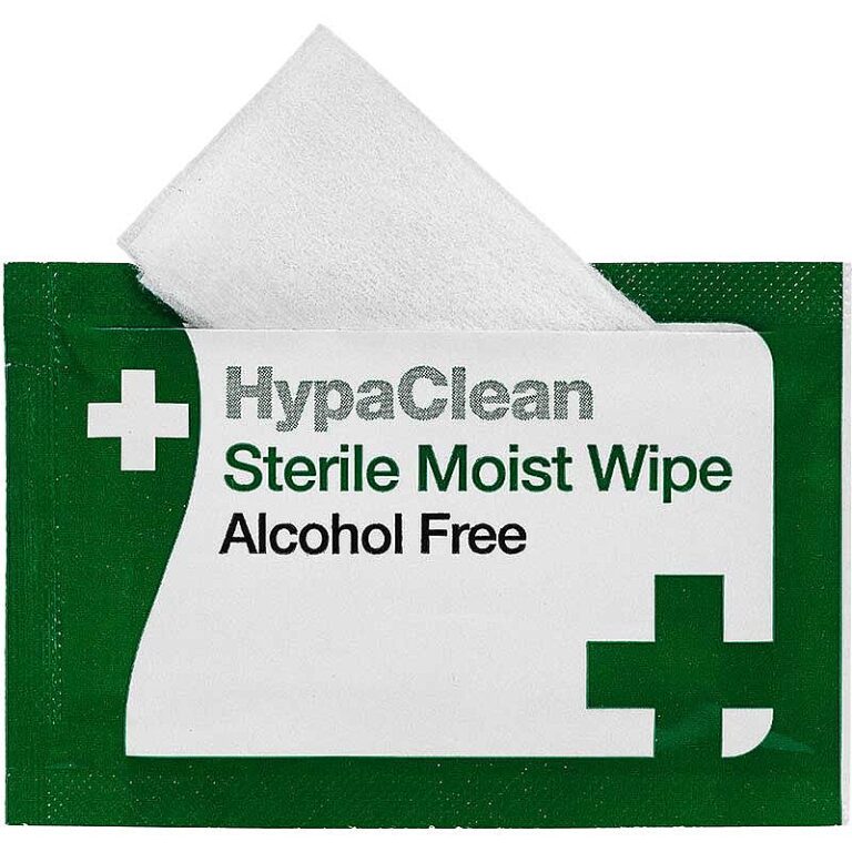 HypaClean Sterila Moist Wipes, Alcohol Free (Pack of 10 pcs)