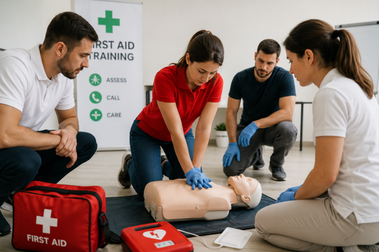 First Aid Training Post